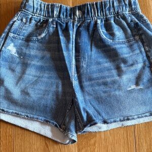 rag & bone Miramar Distressed Blue Denim Shorts Size XS